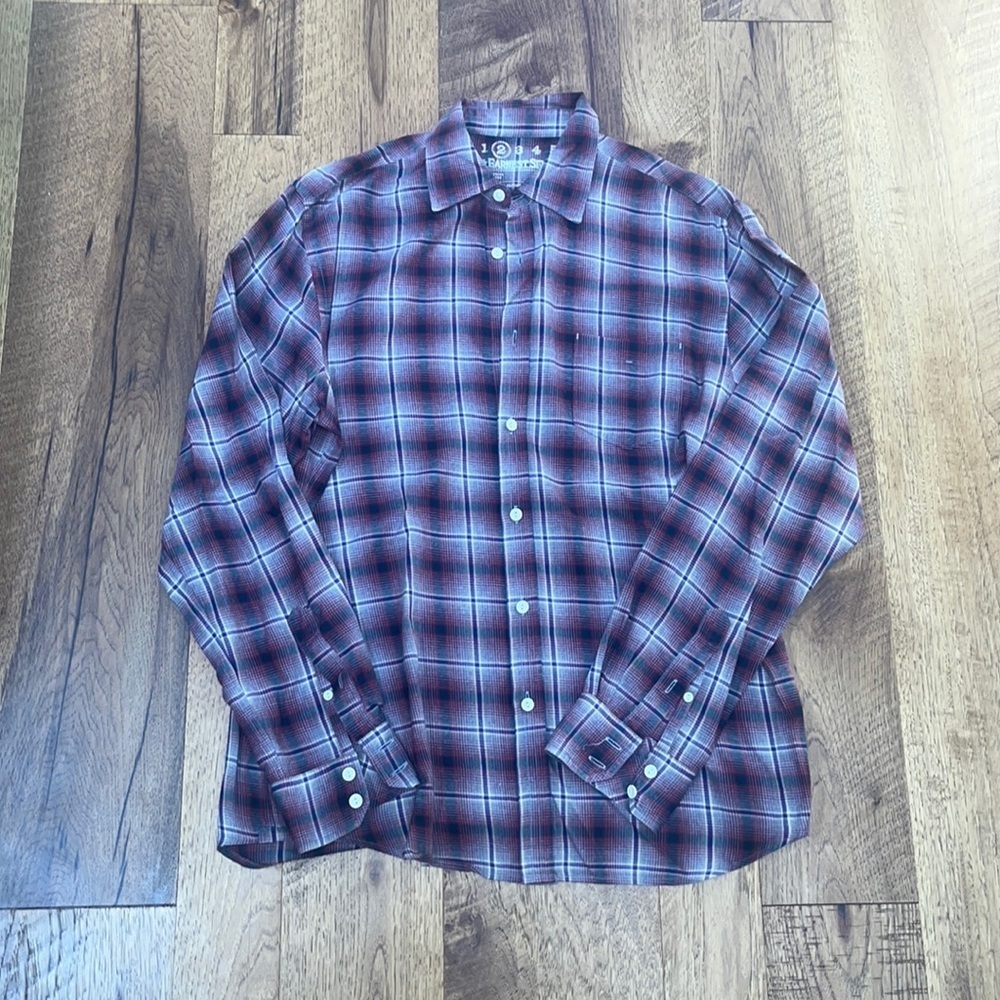 Earnest Sewn Men’s Plaid Button Down Size 2/small